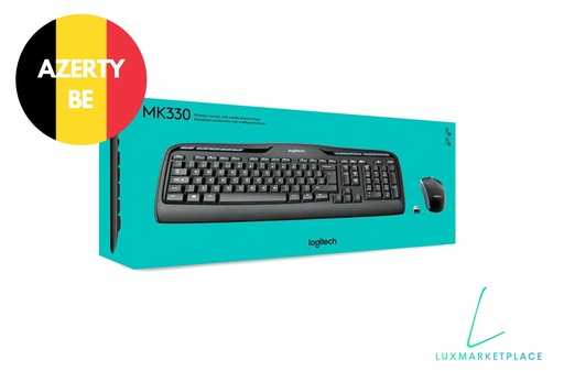 Clavier Souris Logitech MK330 BE