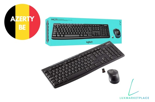 Logitech Wireless Combo MK270 BE