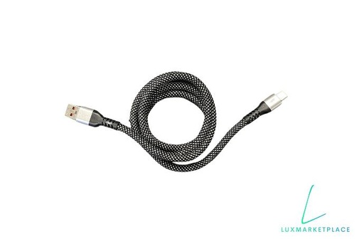 Pritech câble tressé 1m USB 2.0 vers USB-C compatible charge rapide (PBP-702)